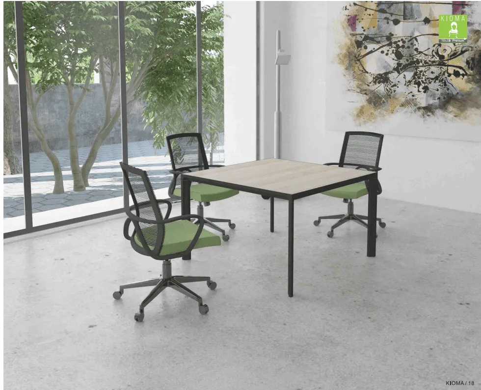 Table de Réunion /AATC0120 – Aluminium Gris — Kioma, Kénitra