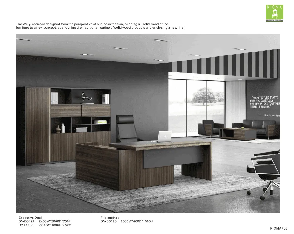 Bureau Présidentiel /DESK-DV012 – Set Complet — Kioma, Kénitra