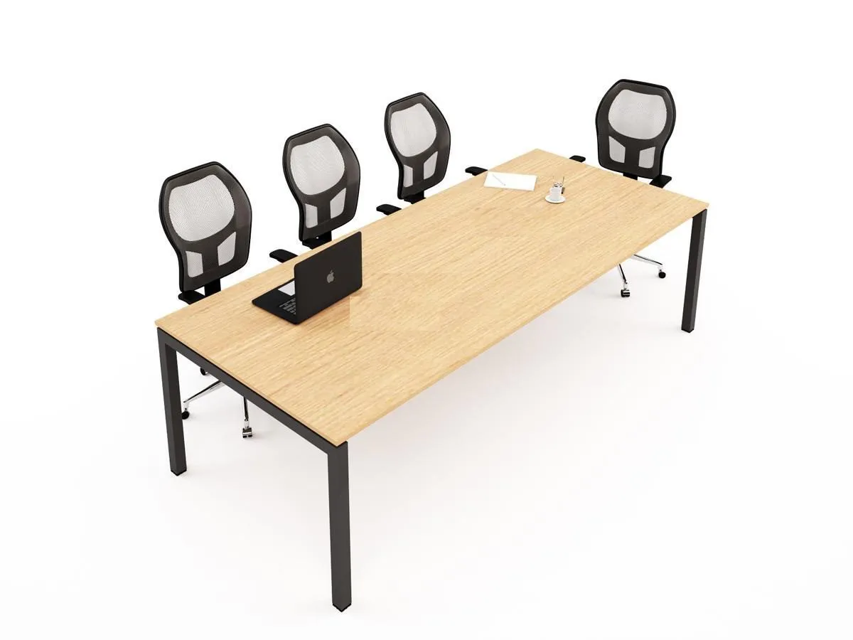Table de Réunion /REUN220– MDF Tube Carré 48 — Kioma