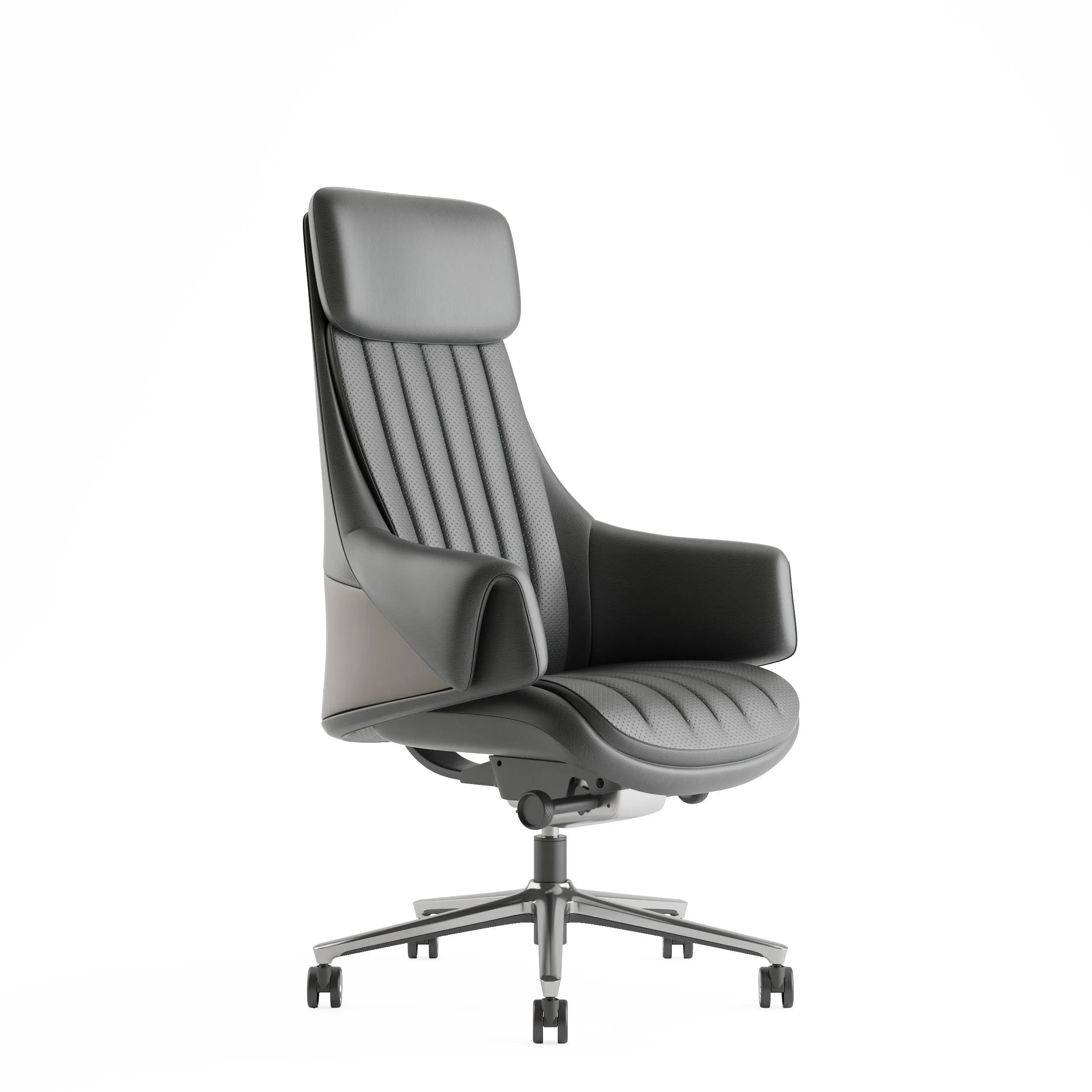 CHAISE /STARK-SHD – Fauteuil en Vraie Cuir Italien 6 — Kioma