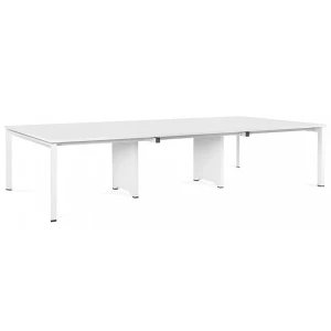 Table de Réunion /RIM-REUN – Aluminium Blanc 185 — Kioma
